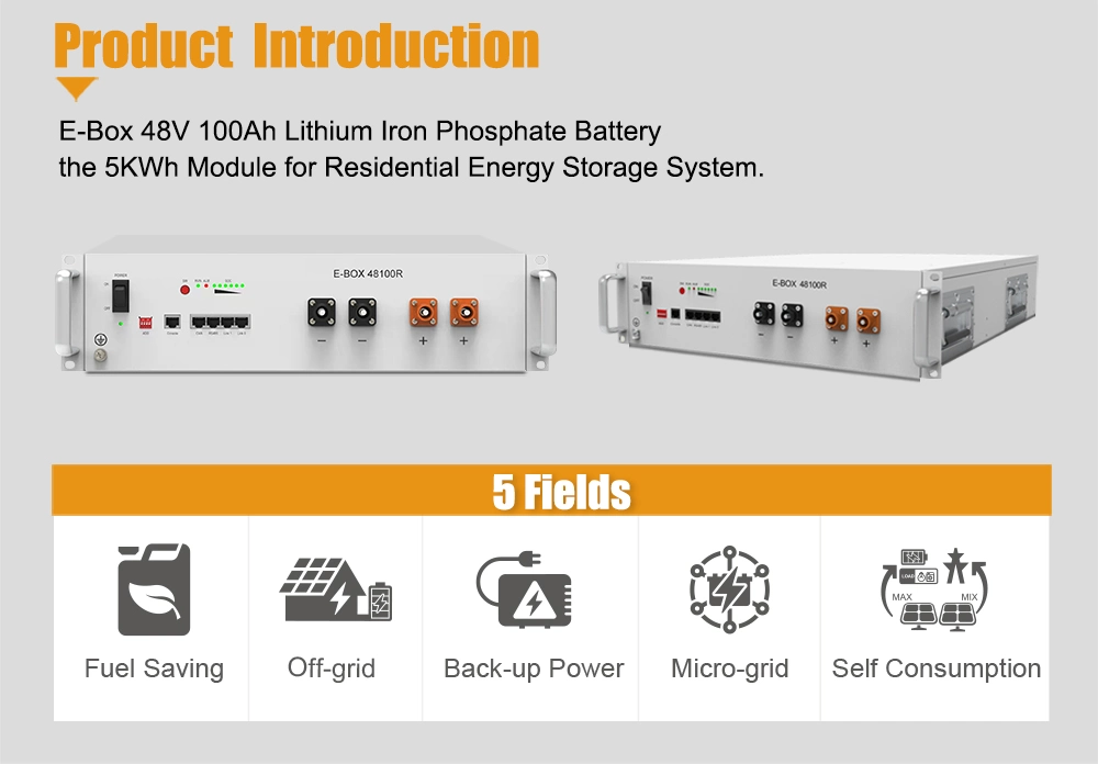 Pytes 48V 100ah Bess Lithium LFP Battery for Solar Renewable Storage Energy System Solar Equipment