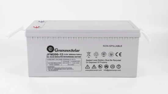 12V200ah 12V 200ah Blei-Säure-USV-AGM-Akkumulatoren Vollgel-Deep-Cycle-VRLA-Solarbatterie SLA SMF Hochleistungs-wiederaufladbare Fabrikbatterie mit langer Lebensdauer